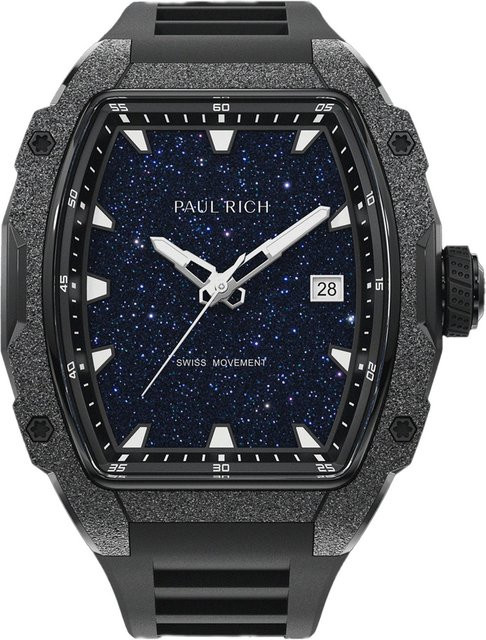 Paul Rich Herrenuhr Astro Galaxy, Quarz, Edelstahl, 42 mm, Blau - Bild 1