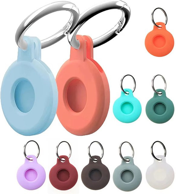 Apple Airtag Silikon Schutzhülle für Tracker in Blau - Bild 1