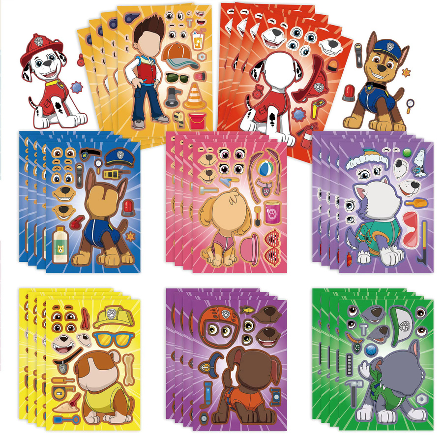 Paw Patrol Chase Make-a-Face, Puzzle - Bild 1