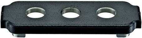 Harting Montagedeckel Sockel in Schwarz 19400249901 - Bild 1