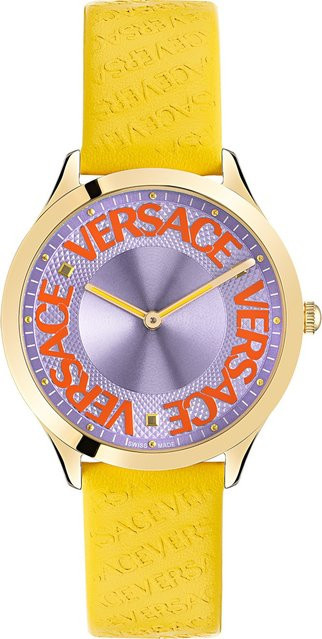 Versace Armbanduhr Logo Halo, Quarz, Edelstahl, 38 mm, Damen - Bild 1