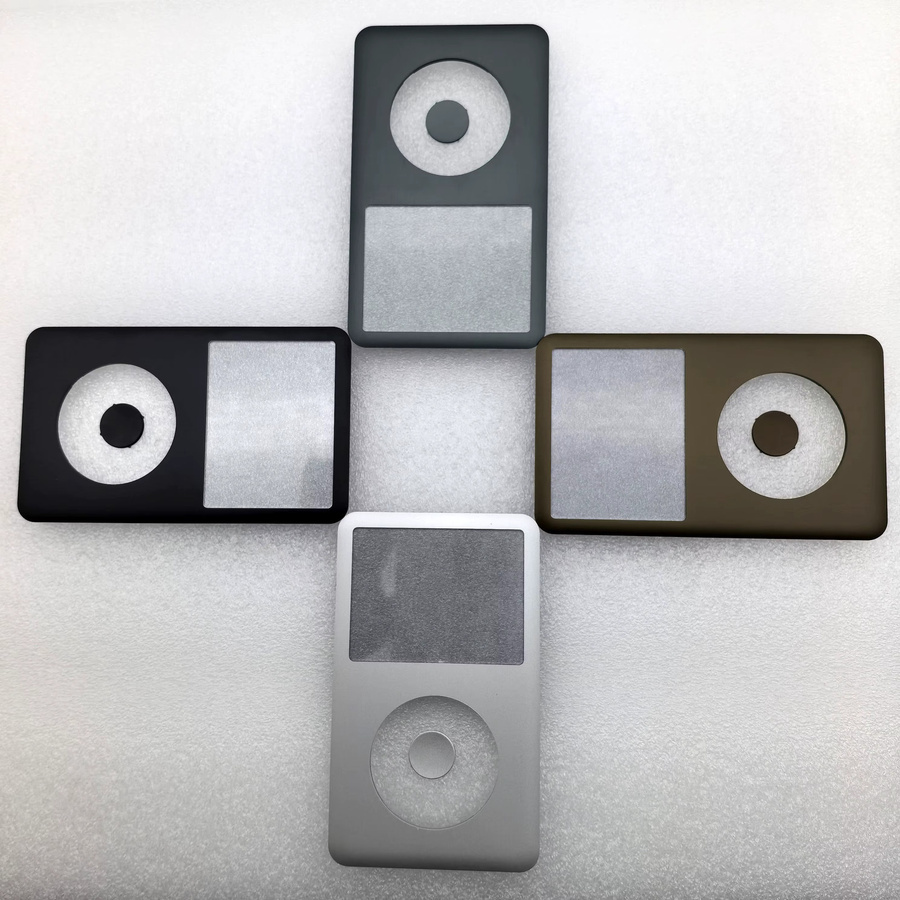 Apple Ersatz-Frontabdeckung aus galvanisiertem Metall mit Clickwheel und Tasten für iPod Classic 6. und 7. Generation (80GB, 120GB, 160GB) in Schwarz oder Silber - Bild 3