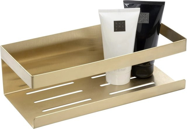 SCHÖNER WOHNEN Wandablage Meleto aus Edelstahl in Gold, B: 25 cm, H: 8 cm - Bild 1
