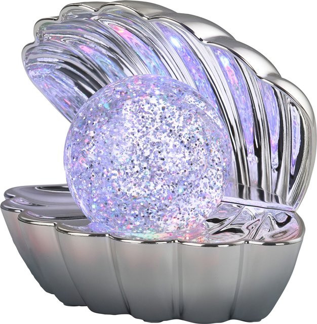 Reality LED-Tischleuchte Shelly in Chrom, RGB-Farbwechsel, B/T/H: 17,5 x 14,5 x 12,5 cm - Bild 3