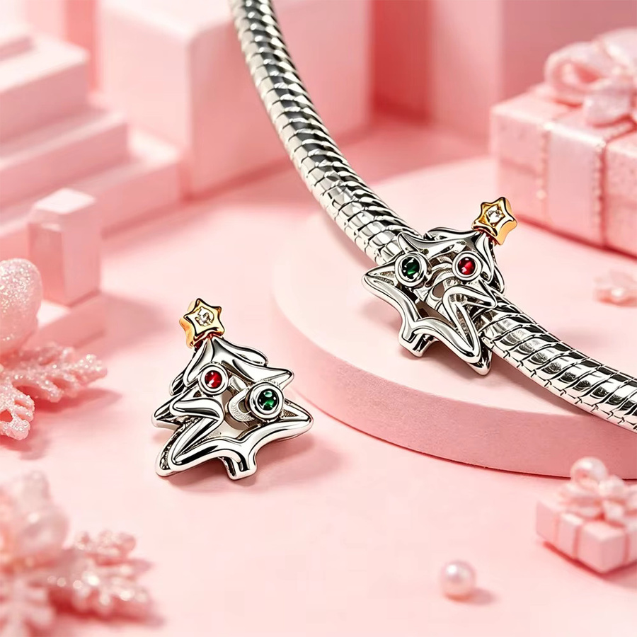 STYFNE Charms 925 Silber, Zirkonia, Perle, Damen - Bild 2