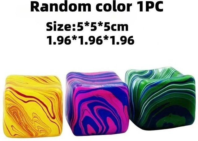 NEEDOH Swirl Cube Malz Squishy TPR Stressabbau Spielzeug - Bild 1