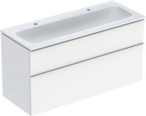 Geberit Möbel-Waschtischset iCon aus Keramik in Weiß, B/T/H: 120 x 63 x 48 cm - Bild 1