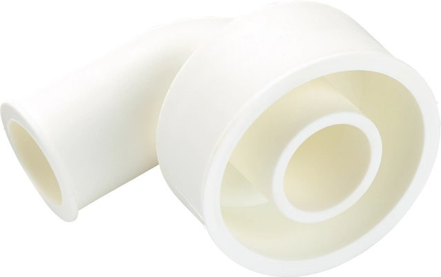 Unitas Anschlussmanschette Winkel aus Kunststoff Ø 28 mm Weiß - Bild 1
