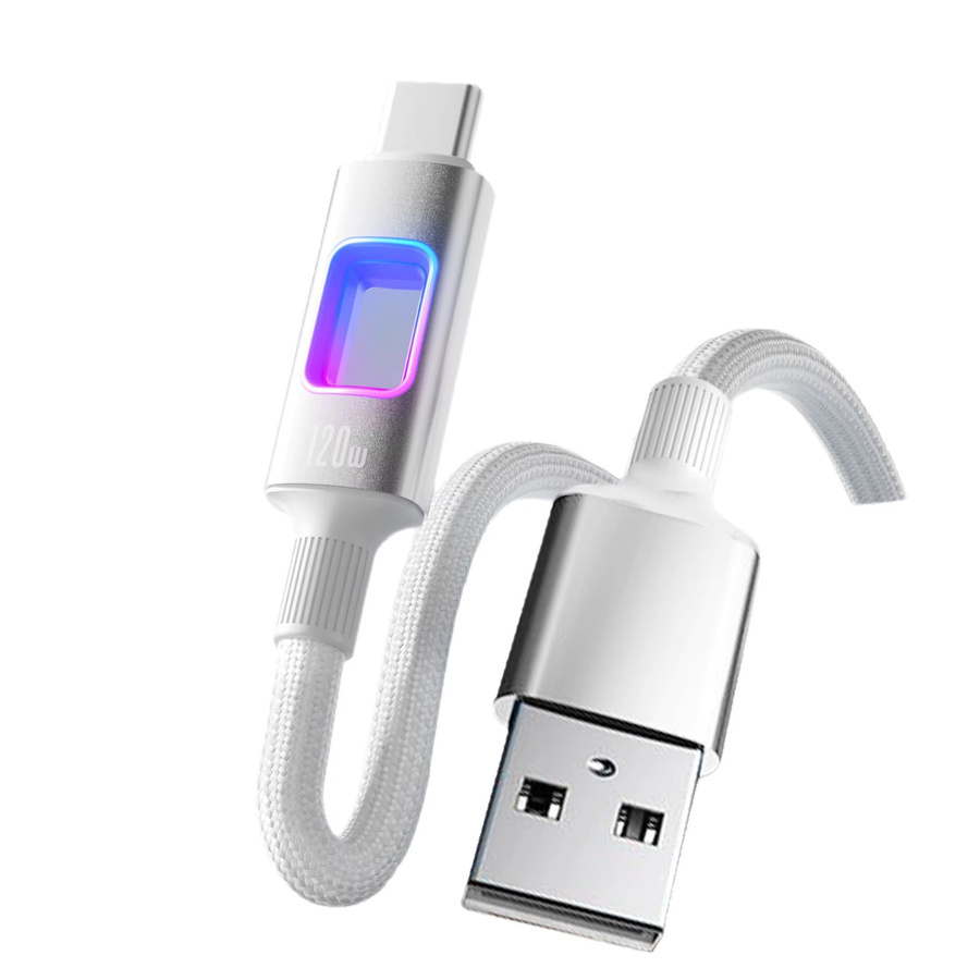 NNBILI USB-C auf USB-C Kabel mit 100 W PD Schnellladefunktion und Datenübertragung in Weiß - Bild 7