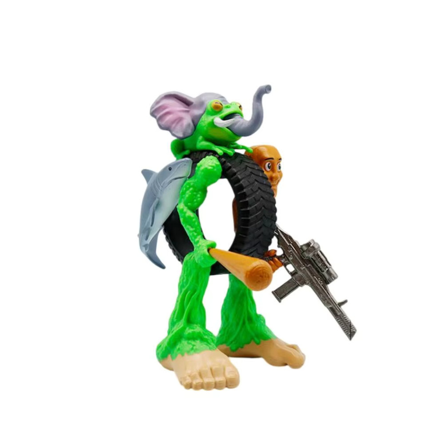 Bandai Tungtungsahur Sahur Figur Tralalero Tralala, Monster Fusion Edition, Einzelfigur - Bild 2