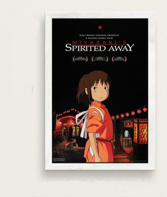 Chihiros Anime Poster Leinwand Wandbild für deine Wohnzimmer Dekoration, B/H: 30 x 40 cm, Mehrfarbig - Bild 1