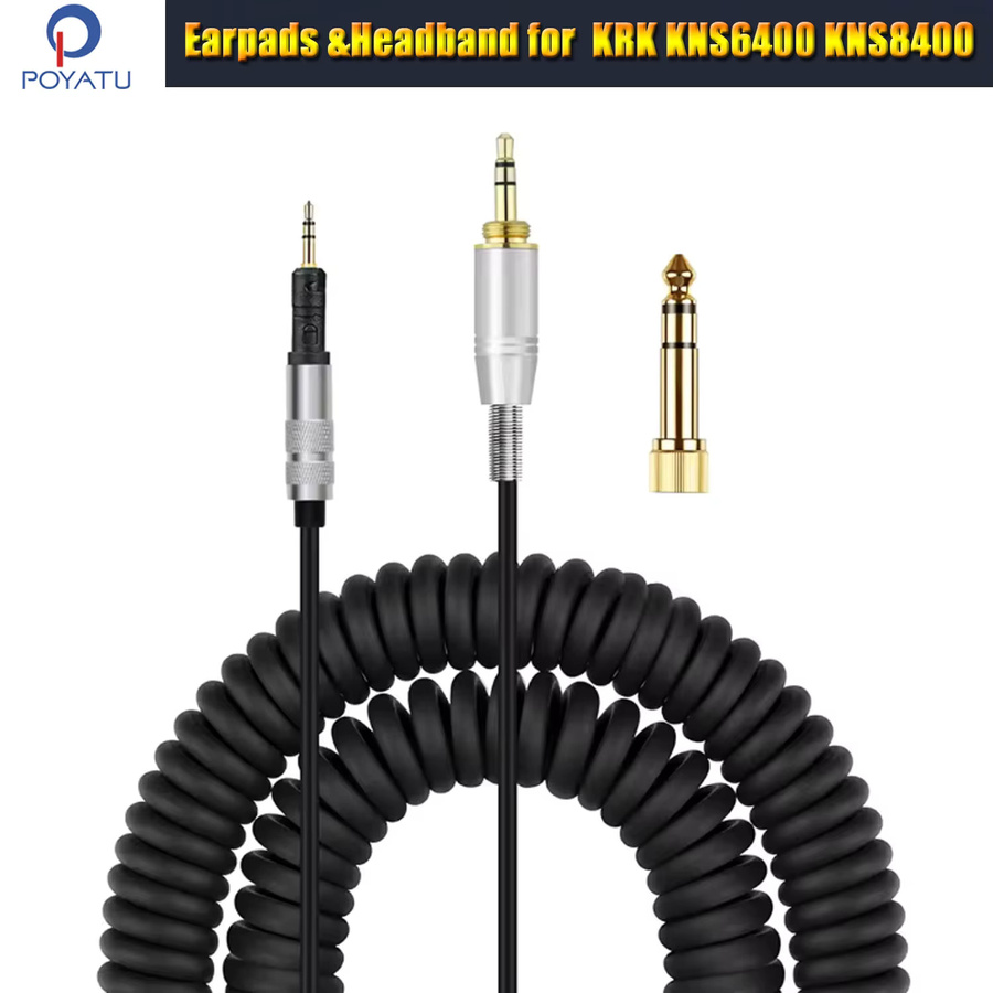 KRK Ersatzset aus Ohrpolstern und Stirnband in Schwarz für die Kopfhörer-Modelle KNS 6400, KNS 6402, KNS 8400 und KNS 8402 - Bild 4