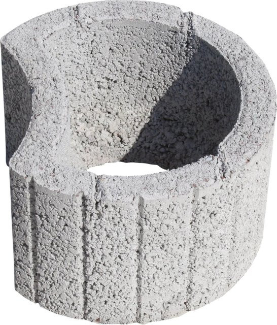 EHL Stützflor-Pflanzring Grau B/T/H: 40 x 50 x 30 cm - Bild 1