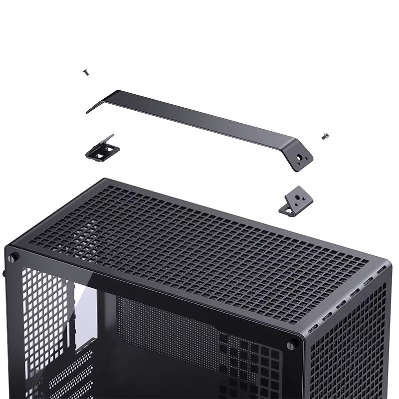 Jonsbo Z20 Mini-ITX und Micro-ATX Computergehäuse in Schwarz mit USB-C Gen2 und 20L Volumen - Bild 4