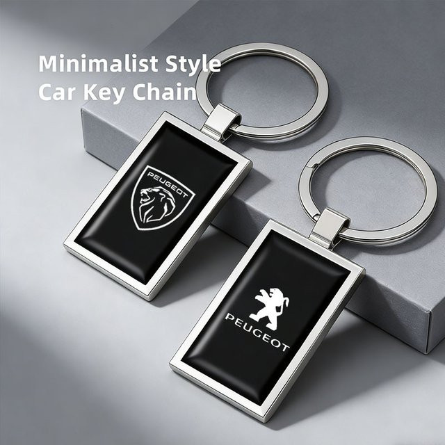 Peugeot Schlüsselanhänger, Zinklegierung, Unisex - Bild 1