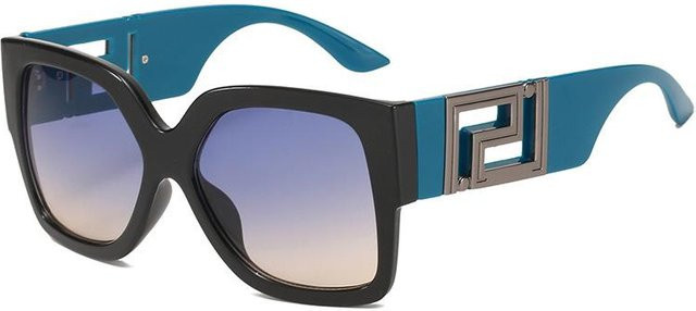 Dote Sonnenbrille, quadratisch, Vollrand, schwarz, multicolor, Kunststoff, Damen - Bild 1