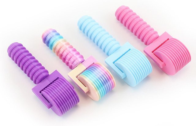 Professioneller Präzisions-Strass-Applikator mit abnehmbarem Rollenkopf in Blau und Multicolour für Kristall- und Perlenhandwerk, Stickerei und Kleidung - Bild 1