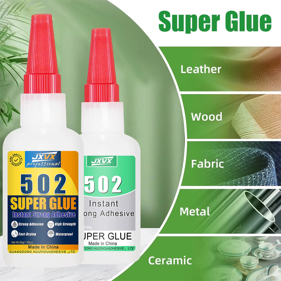 Superkleber 502 Cyanacrylat-Klebstoff für Metall, Kunststoff, Holz, Glas, Keramik, Leder und Gummi - Bild 2