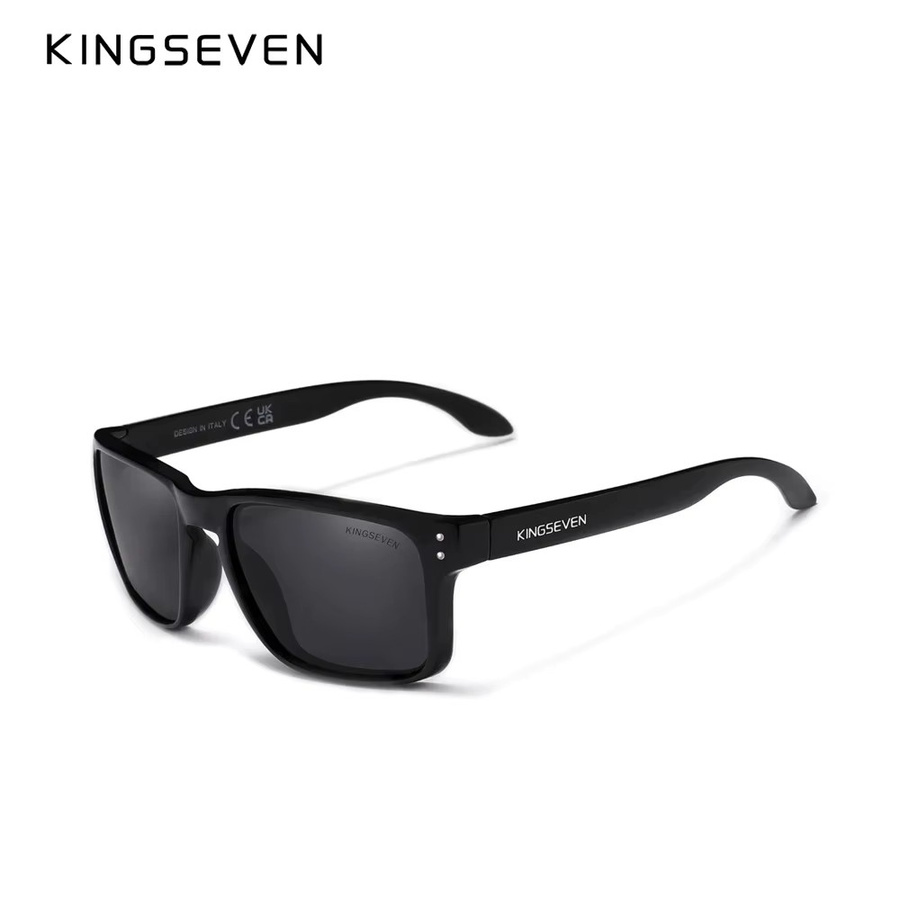 Kings even Sonnenbrille, rechteckig, Vollrand, TR90, polarisiert, Unisex - Bild 3