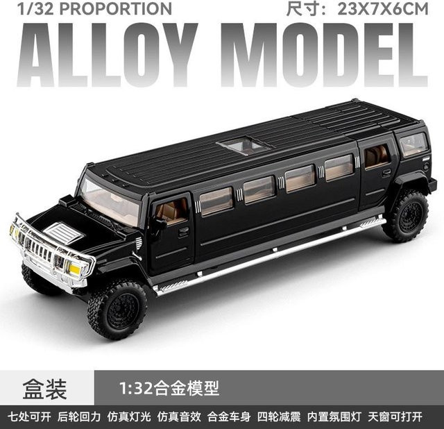 Linyi toy car Auto-Modell, 1:32, mit Sound und Licht, ab 7 Jahren - Bild 1