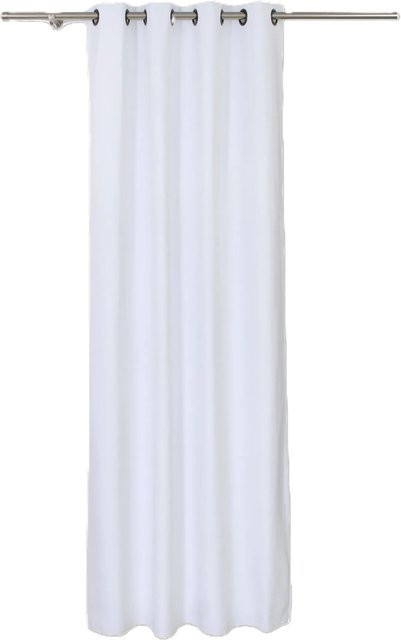 Moondream Wärmeschutzvorhang Cocoon mit Ösen, Weiß, Breite: 135 cm, Höhe: 250 cm - Bild 1