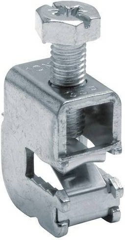 Hager Sammelschienenklemme für CU12-30x5mm, 35qmm, Silber - Bild 1