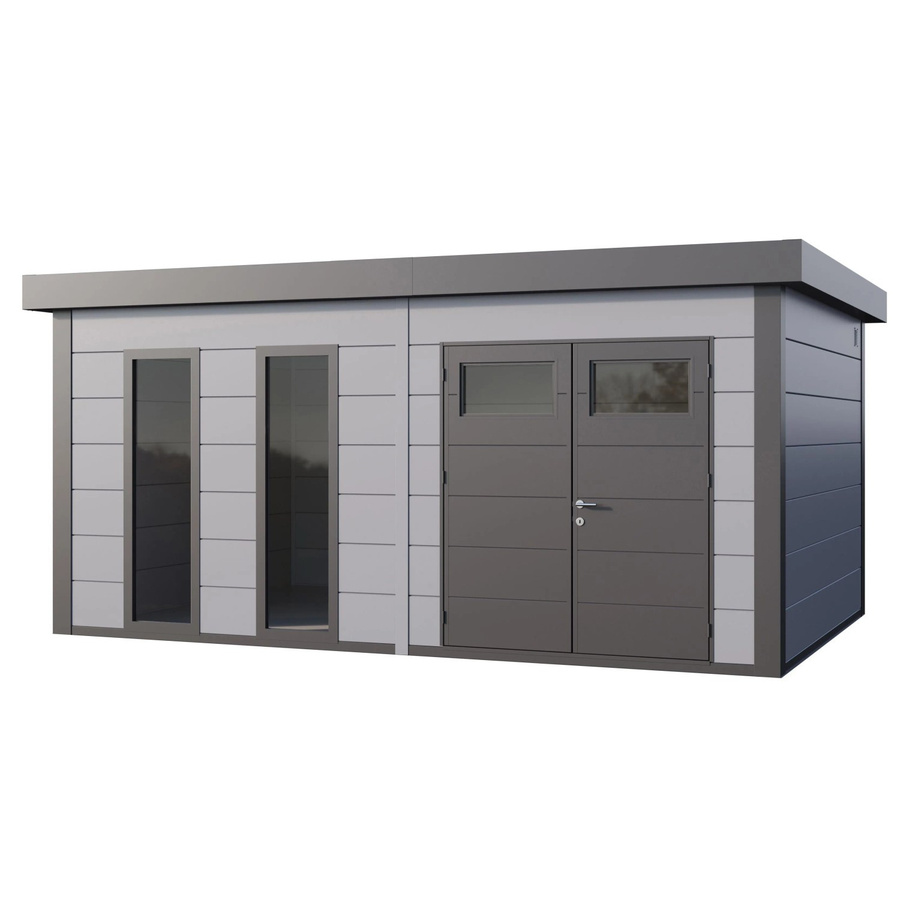 Telluria Gerätehaus Classico in Grau mit Außenmaß B: 568 cm, H: 265 cm, T: 388 cm - Bild 2
