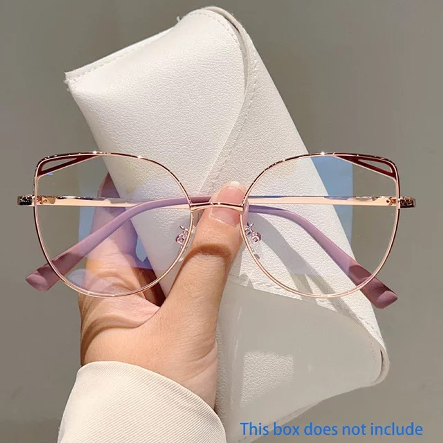 KAMMPT Korrektionsbrille Cat Eye, Vollrand, Metall, transparent, Damen - Bild 1