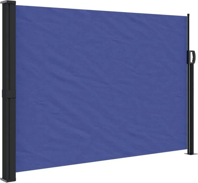 Furnicato Seitenmarkise ausziehbar Blau, Höhe: 140 cm, Breite: 300 cm - Bild 1