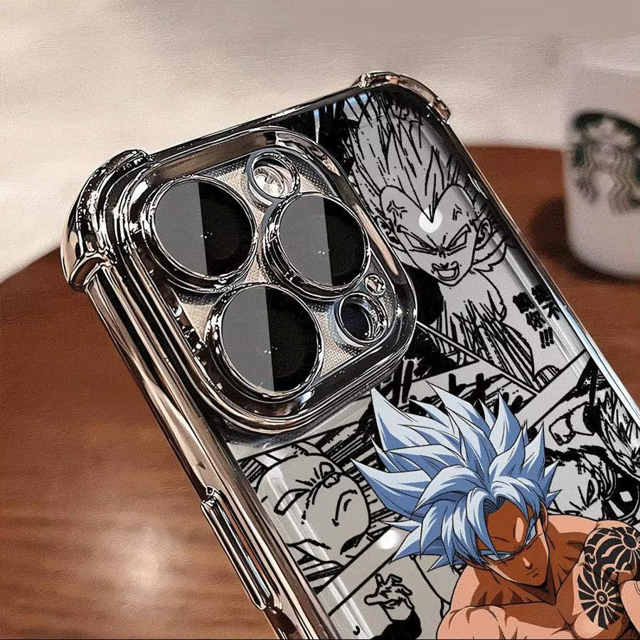 Dragon Ball Super Soft Phone Cover Hülle für iPhone 11 12 13 14 15 16 17 Pro Max Plus Multicolor - Bild 2