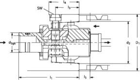 RÖHM Einbauspannsatz DIN69893-HSK-C32 - Bild 1