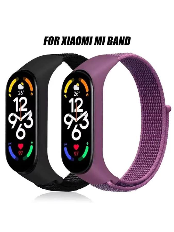 Xiaomi Uhrenarmband Nylon, Multicolor, Mi Band 3 4 5 6 7 - Bild 5
