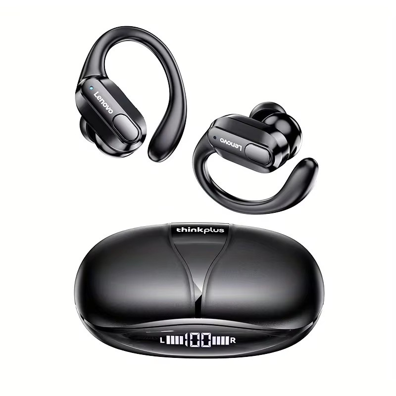 Lenovo XT80 Bluetooth 5.3 Kopfhörer in Schwarz mit Mikrofon, Rauschunterdrückung und wasserdichtem Design - Bild 6