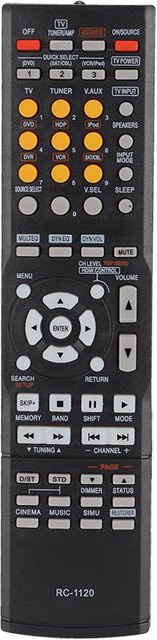 Ersatzfernbedienung Denon RC1120 für AVR391 AVR591 AVR390 in Schwarz - Bild 1
