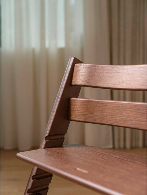 Stokke Tripp Trapp Treppenhochstuhl aus Eiche in Braun inkl. Baby Set - Bild 1