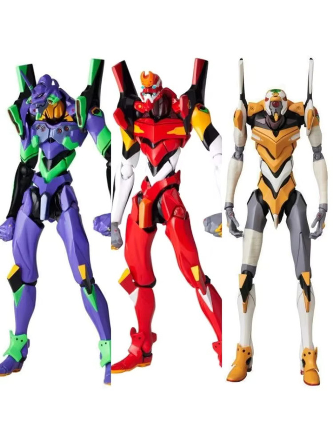 Bandai Neon Genesis Evangelion EVA Einheit-01 und Einheit-00, Bewegliche Actionfiguren - Bild 1
