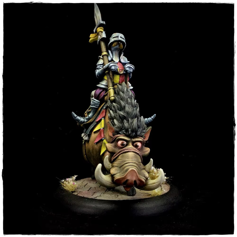 MoonStone Sir Hogswash, Resin-Modellbausatz, Fantasy, unmontierte Skulptur - Bild 3