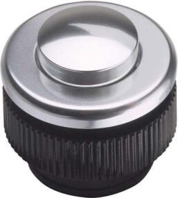 Grothe Klingeltaster PROTACT 310 AL rund in Silber aus Aluminium - Bild 1