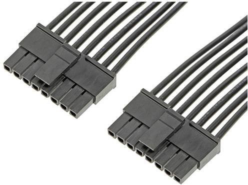 Molex Buchsengehäuse-Kabel Schwarz mit 8 Polen 2147501082 - Bild 1
