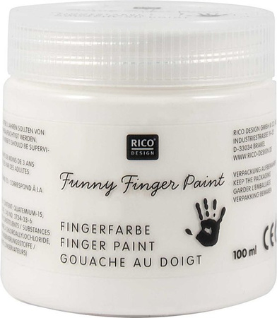 Rico Design Fingerfarbe Weiß