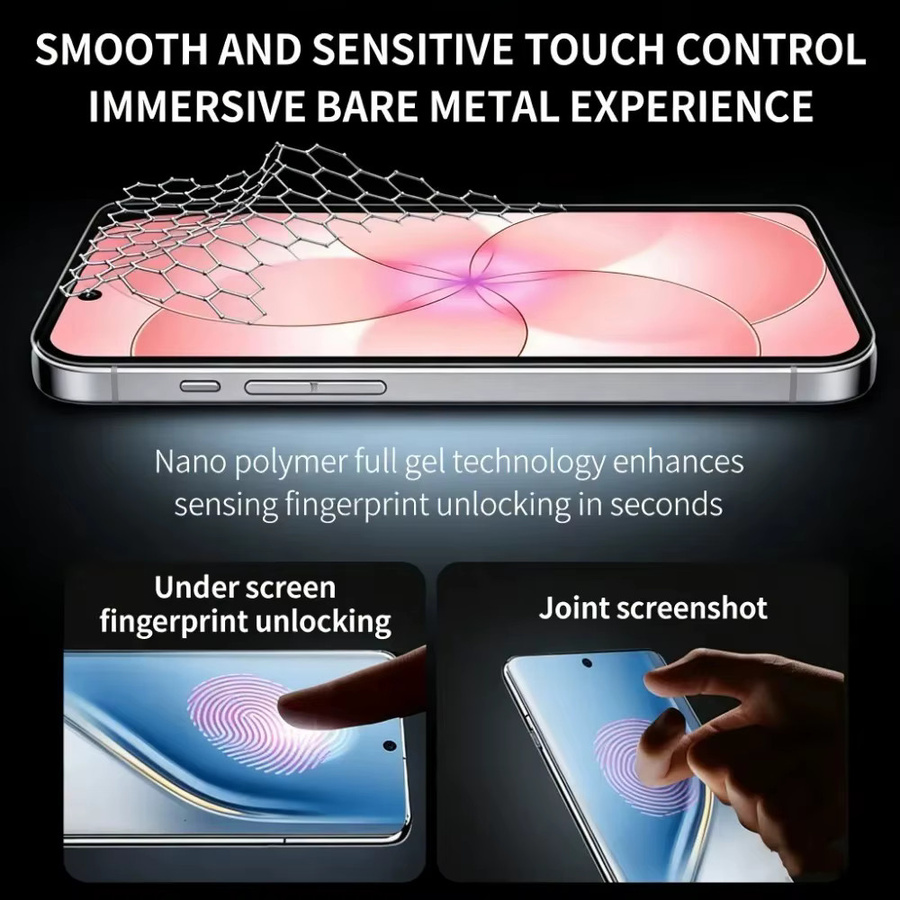 4er-Set transparente Hydrogel-Schutzfolien für Apple iPhone 17 16 15 14 Pro Max Air 17e 16e 15 14 Plus 13 12 11 Pro als kratzfester Displayschutz - Bild 2