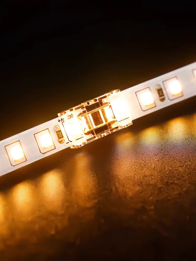 QHJIA SMD-LED-Drahtverbinder Mini-Schnalle für 8 mm RGB-Streifen, lötfreier Schnellklemmenblock für 2, 3, 4 oder 5-polige Leitungen - Bild 5