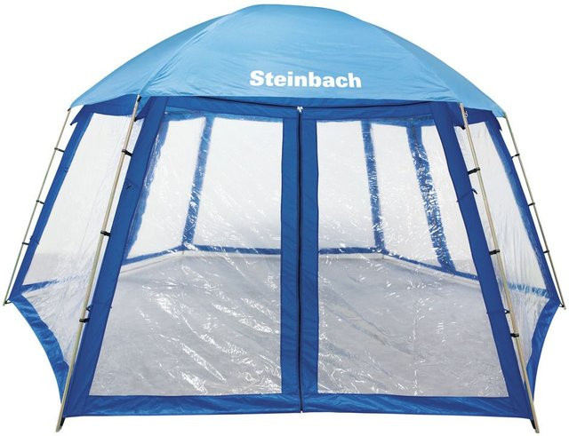 Steinbach Pooldach Dome Überdachung für Swimming Pools bis Ø 433 cm in Blau - Bild 1