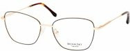 Michalsky illustrate S22 Korrektionsbrille, Cat Eye, Vollrand, Metall, Unisex, black gold - Bild 1
