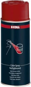 E-COLL Color-Spray hochglänzend Rubinrot 400ml wetterfestes Synthetikharz-Lack für Metall - Bild 1