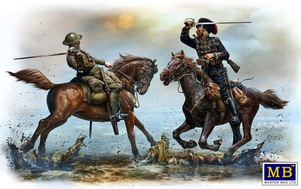 Master Box British and German Cavalrymen, WWI era, Fahrzeuge, 1:35