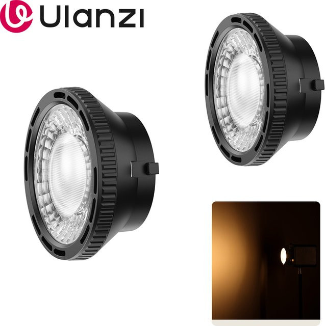 Ulanzi Kondensatorlinse mit Mini Bowens Halterung in Schwarz für Ulanzi 40W PRO RGB, 100W und 65W COB Lichter - Bild 1