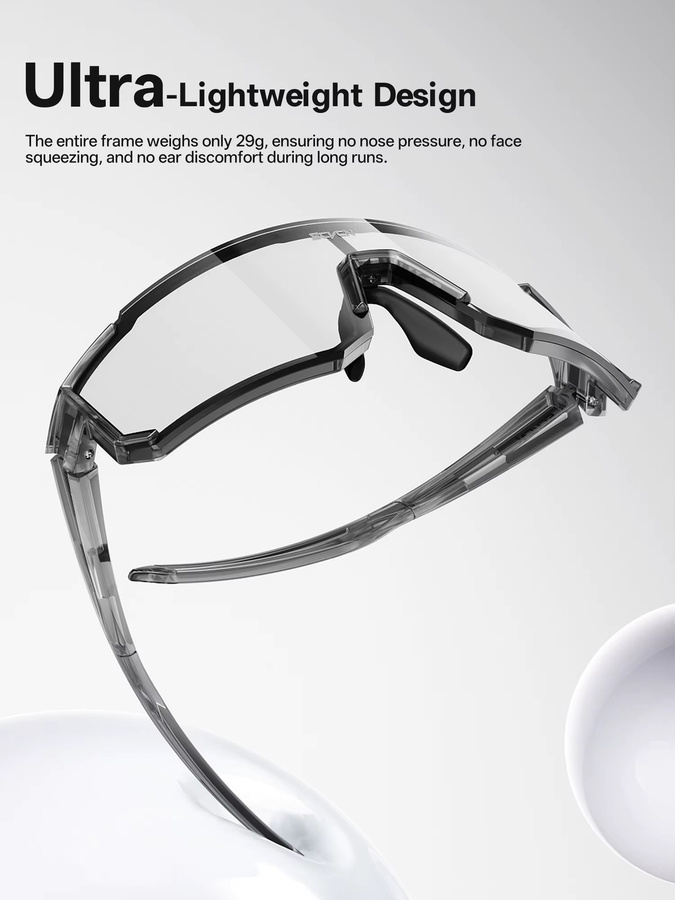 SCVCN Sportsonnenbrille, Unisex, Vollrand, Kunststoff - Bild 4