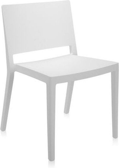 Kartell Lizz Mat Stuhl in Weiß matt und stapelbar - Bild 1