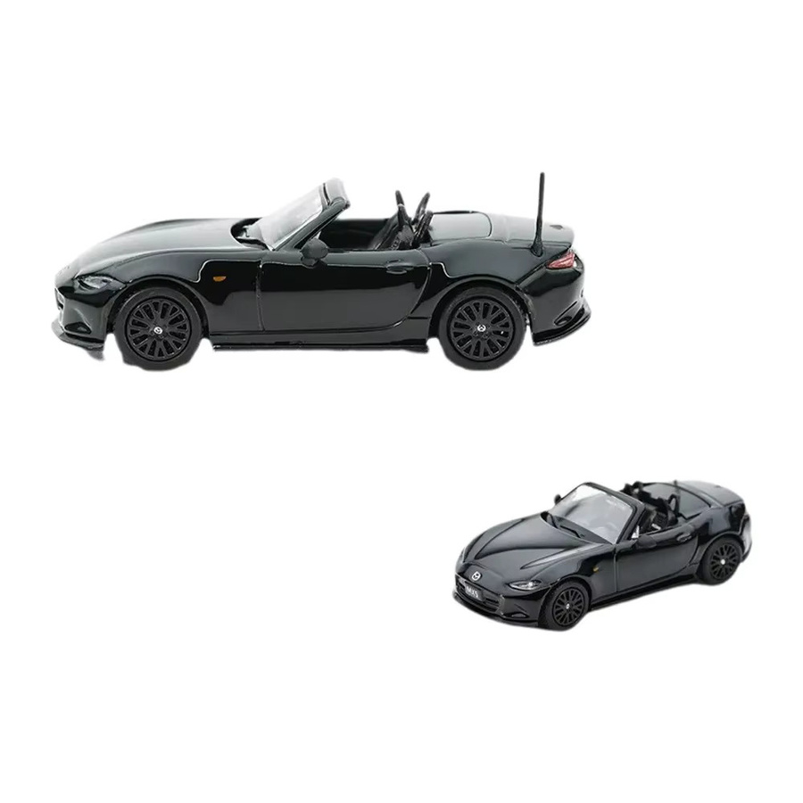 GCD X Enchery MX-5 RF Roadster 2024, Automodell, 1:64, Schwarz, Metall - Bild 3